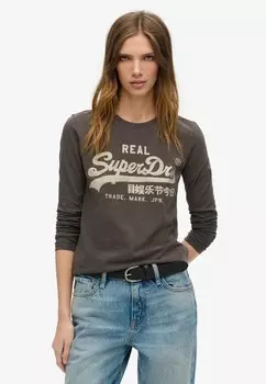 Топ с длинными рукавами EMBELLISHED VINTAGE LOGO GRAPHIC Superdry, черный