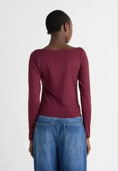 Топ с длинными рукавами EMEA FLAT SEAMLESS BOAT NECK Hollister Co., коричневый