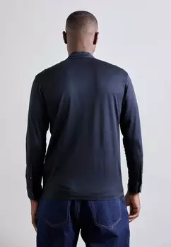 Топ с длинными рукавами Emporio Armani, темно-синий