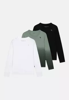 Топ с длинными рукавами ESSENTIAL ICON 3 PACK Abercrombie & Fitch, мультиколор