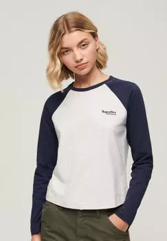Топ с длинными рукавами ESSENTIAL LOGO Superdry, серый
