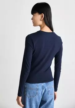Топ с длинными рукавами ESSENTIAL LOGO Tommy Jeans, темно-синий