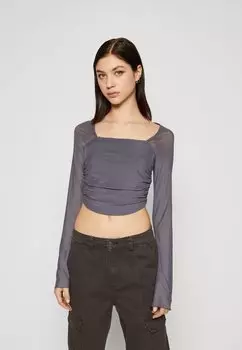 Топ с длинными рукавами Even&Odd, антрацит