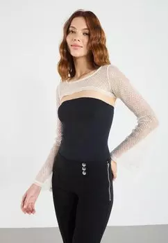 Топ с длинными рукавами Even&Odd, кремовый