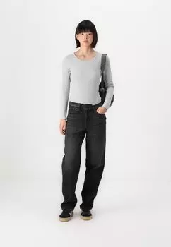 Топ с длинными рукавами Even&Odd, серый