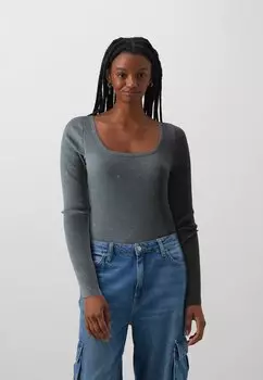 Топ с длинными рукавами Even&Odd, темно-серый