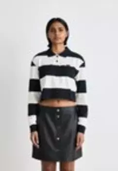 Топ с длинными рукавами FASHION STRIPE LONG SLEVES Dkny, белый