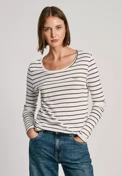 Топ с длинными рукавами FINNA Pepe Jeans, молочный