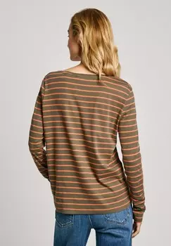 Топ с длинными рукавами FINNA Pepe Jeans, темно-зеленый