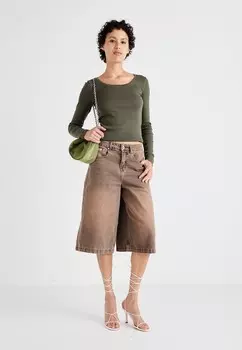 Топ с длинными рукавами FINNY Pepe Jeans, зеленый