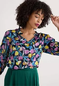 Топ с длинными рукавами FLOWER WEAVE Seasalt Cornwall, мультиколор