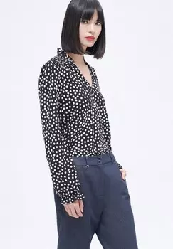 Топ с длинными рукавами FRENCH BRAND FASHION ELEGANT MODERN TILTA Caroll, черный