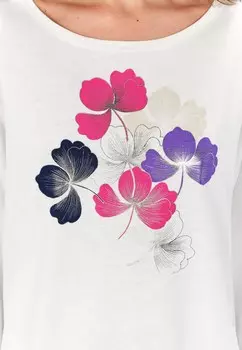 Топ с длинными рукавами FRENCH BRANDFASHION ELEGANTMODERN TAJI Caroll, белый