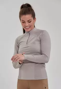 Топ с длинными рукавами FUNKTIONS HALEN W SEAMLESS MIDLAYER Endurance, цвет gull gray