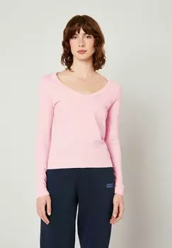 Топ с длинными рукавами GAMIPY American Vintage, розовый