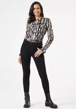 Топ с длинными рукавами Garcia, черный