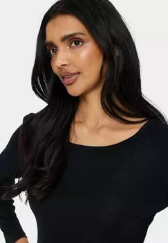 Топ с длинными рукавами GARIMA Saint Tropez, черный