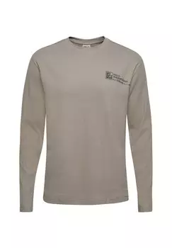 Топ с длинными рукавами GEAR WAFFLE HALO, серый