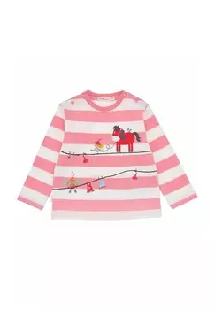 Топ с длинными рукавами GERINGELT HOTI H Alpenglck, светло-розовый