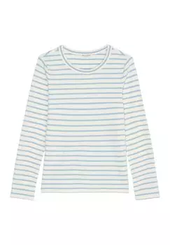 Топ с длинными рукавами GESTREIFTES REGULAR Marc O'Polo, белый