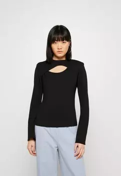 Топ с длинными рукавами Gestuz, черный