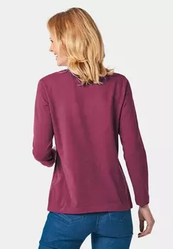 Топ с длинными рукавами GOLDNER, цвет Berry