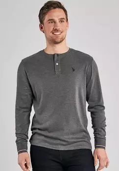 Топ с длинными рукавами GRANDDAD COSIMO U.S. Polo Assn., цвет medium grey melange