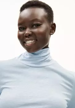 Топ с длинными рукавами GRAZILIAA SOFT ARMEDANGELS, светло-голубой