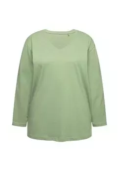 Топ с длинными рукавами GROSSE GRSSEN BASIC Ulla Popken, зеленый
