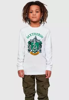 Топ с длинными рукавами HARRY POTTER SLYTHERIN CREST LONGSLEEVE ABSOLUTE CULT, цвет white