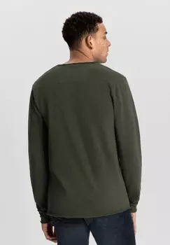 Топ с длинными рукавами HEAVY SLUB Dstrezzed, темно-зеленый