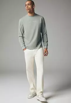 Топ с длинными рукавами HEAVYWEIGHT BACK PRINT GRAPHIC Next, зеленый