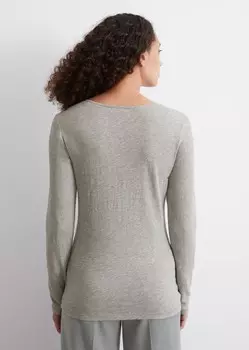 Топ с длинными рукавами HENLEY, LONG SLEEVE Marc O'Polo, серый