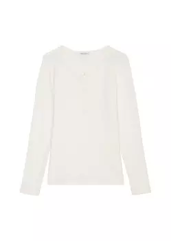 Топ с длинными рукавами HENLEY, LONG SLEEVE Marc O'Polo, белый