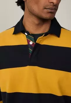 Топ с длинными рукавами HERITAGE RUGBY Hackett London, темно-синий