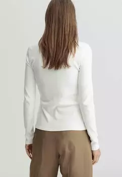 Топ с длинными рукавами hessnatur, белый