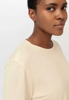 Топ с длинными рукавами hessnatur, бежевый