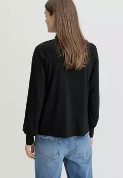 Топ с длинными рукавами hessnatur, черный