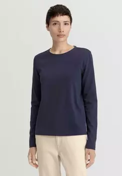 Топ с длинными рукавами hessnatur, синий