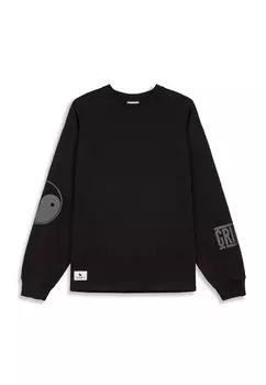 Топ с длинными рукавами HIJACKER HEAVYWEIGHT Grimey, черный