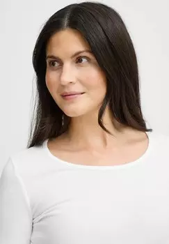 Топ с длинными рукавами HIZAMOND Fransa, белый