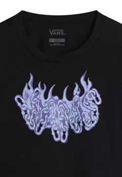 Топ с длинными рукавами HOT LINKS RELAX CROP. Vans, черный