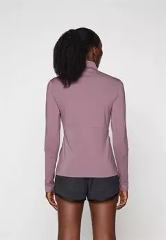 Топ с длинными рукавами Hyperglam Training Quarter Zip Top adidas Performance, Shadow fig/белый