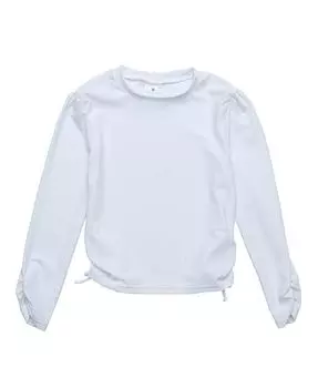 Топ с длинными рукавами и сборками для девочек - Little Kid, Big Kid Snapper Rock, белый