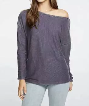 Топ с длинными рукавами и застежкой на резинку, глубокий Chaser, цвет deep