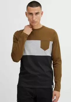 Топ с длинными рукавами IDMATHEO INDICODE JEANS, цвет rubber