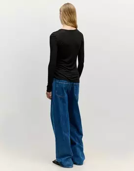 Топ с длинными рукавами INOA EDITED, черный