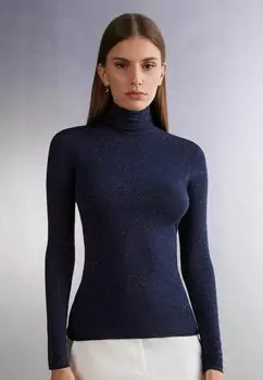 Топ с длинными рукавами Intimissimi, темно-коричневый