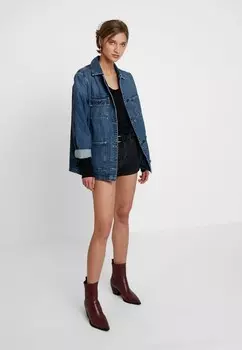 Топ с длинными рукавами JACKSONVILLE ROUND NECK LONG SLEEVE American Vintage, цвет Mottled Black