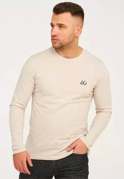 Топ с длинными рукавами JCORISE INFINITY CREW NECK-MIT LOGO Jack & Jones, цвет moonbeam